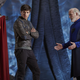Seg-El, Superman’s grandfather (Cameron Cuffe), and Val-El (Ian McElhinney) in Krypton.
